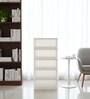 Frosted White 4-Drawer Modular Storage Unit 288.14L Smooth-Glide Polypropylene Drawers