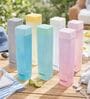 Frosty Plastic Square Water Bottle Gift Set(6 pieces, Assorted)