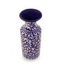 Fstrada Heritage Blue Pottery Rococo Flower Vase