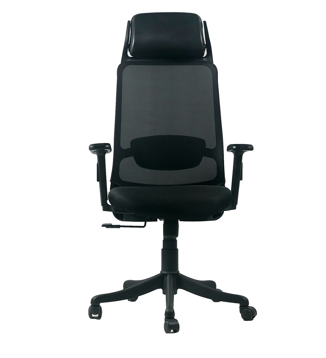 Buy Fulcrum Ergonomic Chair in Black Colour by Stag Online High Back Ergonomic Chairs