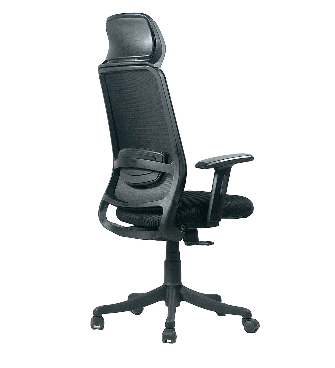 Buy Fulcrum Ergonomic Chair in Black Colour by Stag Online High Back Ergonomic Chairs
