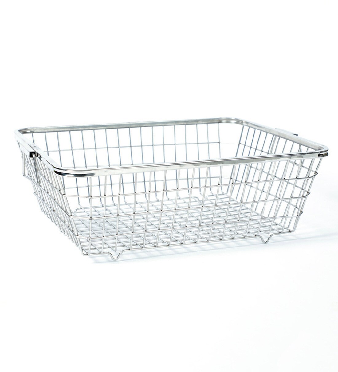 Buy Stainless Steel Kitchen Basket 22 X 17 Inches By Furntec Online