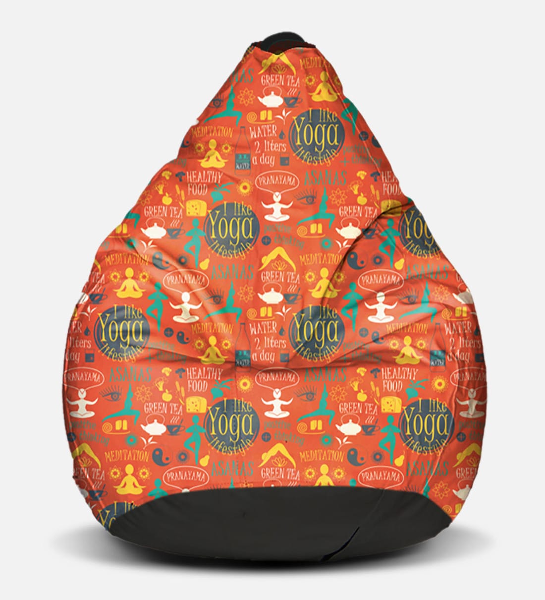 Buy Fusion Digital Printed XXL Bean Bag With Beans In Multi Colour At   Fusion Digital Printed Xxl Bean Bag With Beans In Multi Colour By Spacex Fusion Digital Printed Xxl  Wgxxnd 