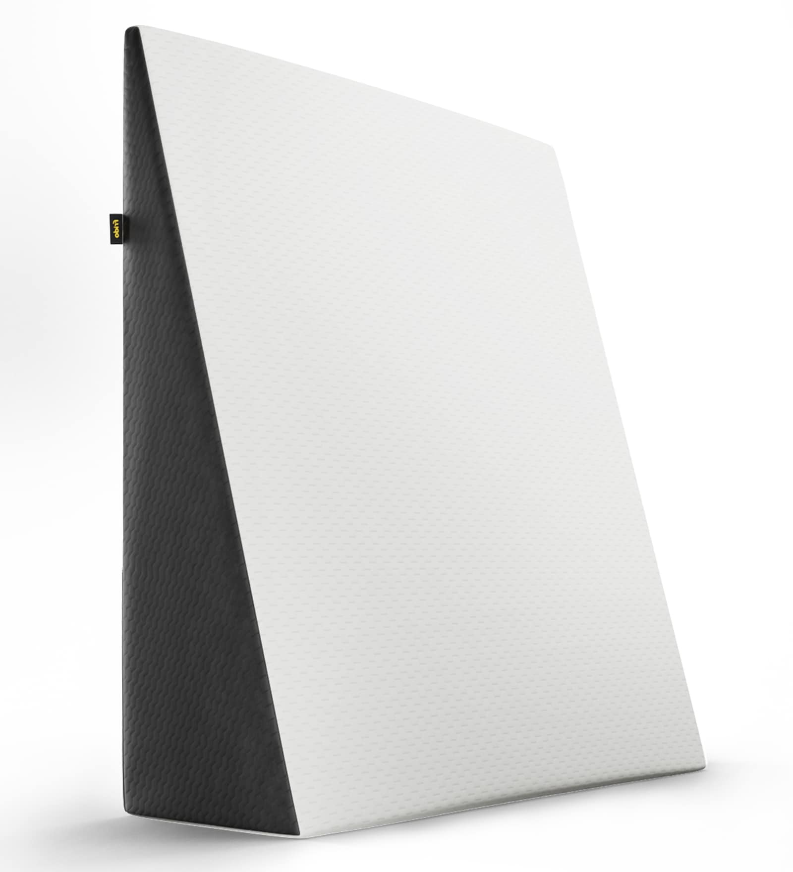 Full Back Memory Foam Bed Wedge 20 X 7 Inch In White & Black Colour