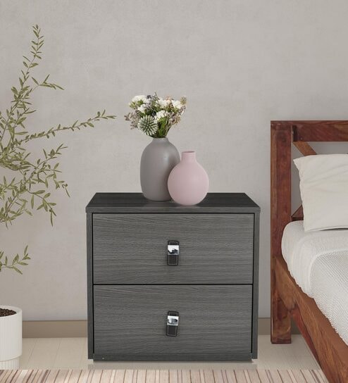 Paris Hardwood Bedside Table, Nightstand