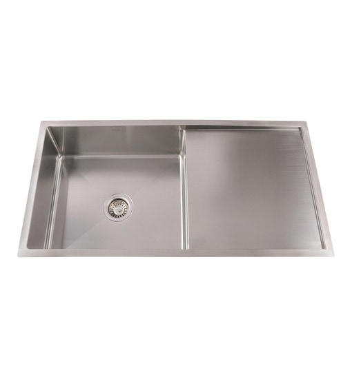 Futura Stainless Steel Single Bowl Kitchen Sink With Drainer Fs 3620 Hm