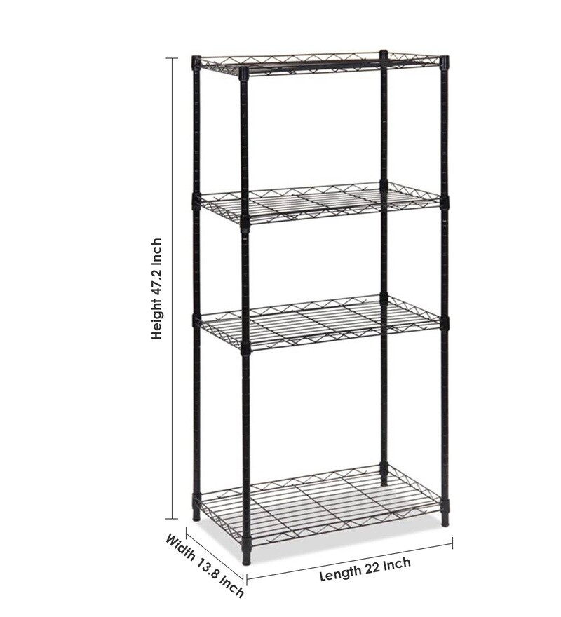 Buy Steel Kitchen Rack 47 X 13.8 inches By Homeland Online Kitchen