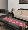 Floral (72x13) Fuchsia & White Cotton Table Runner