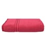 Fuchsia Red Solid 500 GSM Cotton Bath Towel