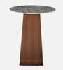 Fuji Marble Top End Tables In Green & Brown Colour