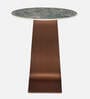 Fuji Marble Top End Tables In Green & Brown Colour