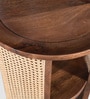 Fujiwara Mango Wood End Table In Tubbaq Finish