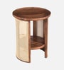 Fujiwara Mango Wood End Table In Tubbaq Finish