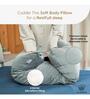 Full Body Microfibre 53 x 16 Inch Pillow in Grey Colour