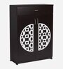 Full Shoe Cabinet in Wenge Finish