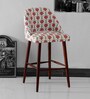 Blevins Fabric Bar Chair In Floral Print on White