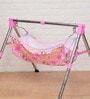 Metal Crib in Pink Colour