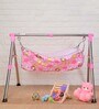 Metal Crib in Pink Colour
