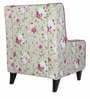 Fumingo Wing Chair with Cushion in Floral Design