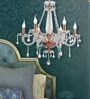 Funale White Crystal Chandelier