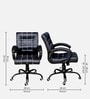 Funk Leatherette Executive Chair in Black Colour Funk Leatherette Executive Chair in Black Colour