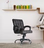 Funk Leatherette Executive Chair in Brown Colour Funk Leatherette Executive Chair in Brown Colour
