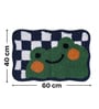 Funky Checkerboard Frog Kids Mat