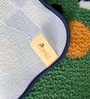 Funky Checkerboard Frog Kids Mat