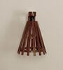 Funnel Brown Wooden Wall Light