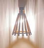 Funnel Brown Wooden Wall Light