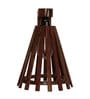 Funnel Brown Wooden Wall Light