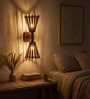 Funnel Wooden Novelty Wall Light (Natural Wood)