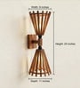 Funnel Wooden Novelty Wall Light (Natural Wood)