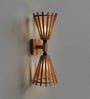 Funnel Wooden Novelty Wall Light (Natural Wood)