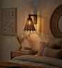 Funnel Wooden Novelty Wall Light (Natural Wood)