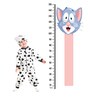 Funny Cat in Multicolour Height Chart