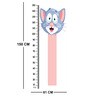 Funny Cat in Multicolour Height Chart