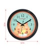 Funny Cat Wall Clock in Orange Colour