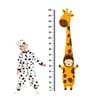 Funny Giraffe in Multicolour Height Chart