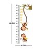 Funny Monkey in Multicolour Height Chart