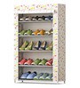 Furn Central non woven fabric warm flowers shoe rack