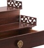 Walnut Finish Teak Wood Pooja Mandir