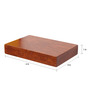 Solid Wood Floating Wall Shelf in Brown Colour