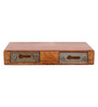 Solid Wood Floating Wall Shelf in Brown Colour