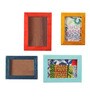 Multicolour Solid Wood 4-piece Photo Frame Collage