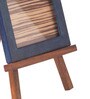 Turquoise Solid Wood 6 X 0.5 X 8 Inch With Easel Stand Photo Frame