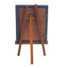 Turquoise Solid Wood 6 X 0.5 X 8 Inch With Easel Stand Photo Frame