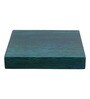 Solid Wood Floating Wall Shelf in Turquoise Colour