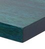 Solid Wood Floating Wall Shelf in Turquoise Colour