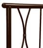 Metallika Washington King Size Bed in Brown Colour